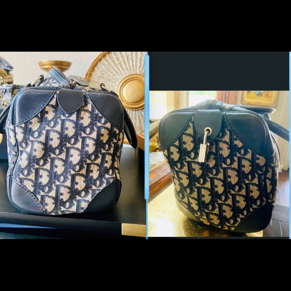 SOLD Authentic Vintage Dior Monogram Boston Bag - Picture 3 of 14